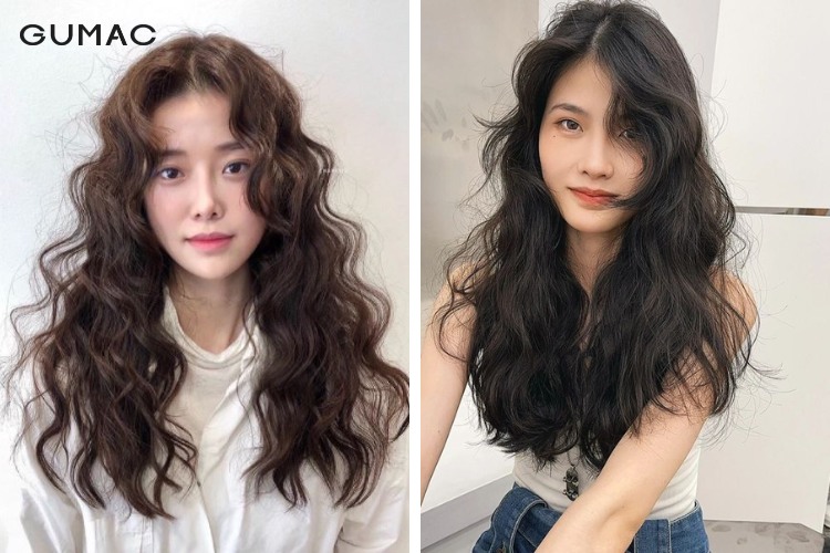 Tóc xoăn hippie nữ dài