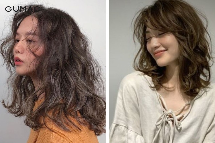 Tóc xoăn hippie nữ ngắn