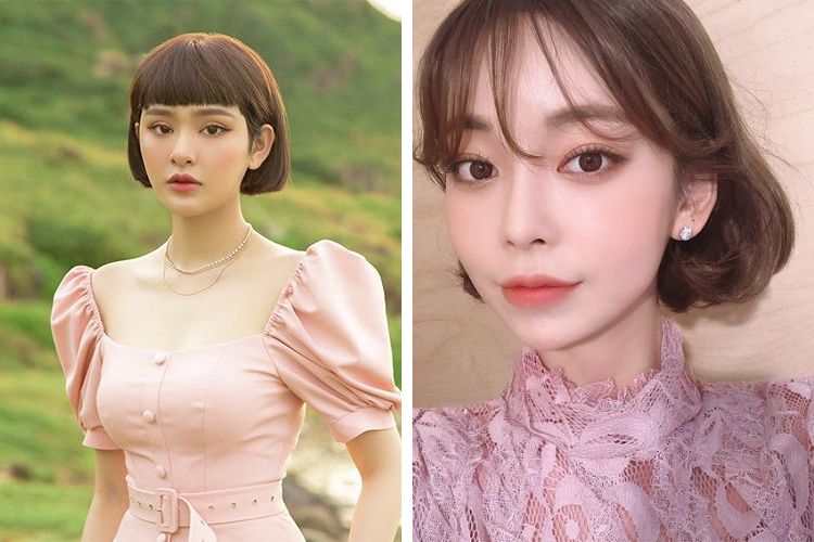 Các kiểu mái ngố dễ thương