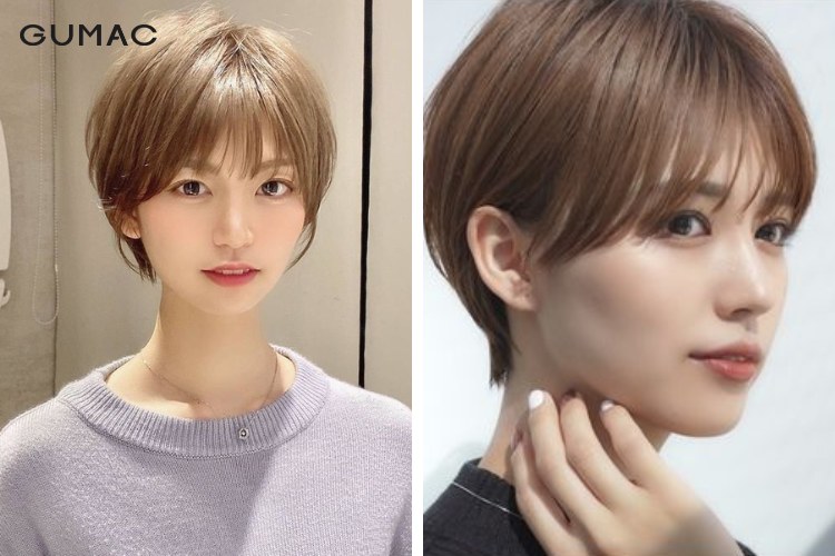 Kiểu tóc mullet ngắn nữ cùng mái ngố