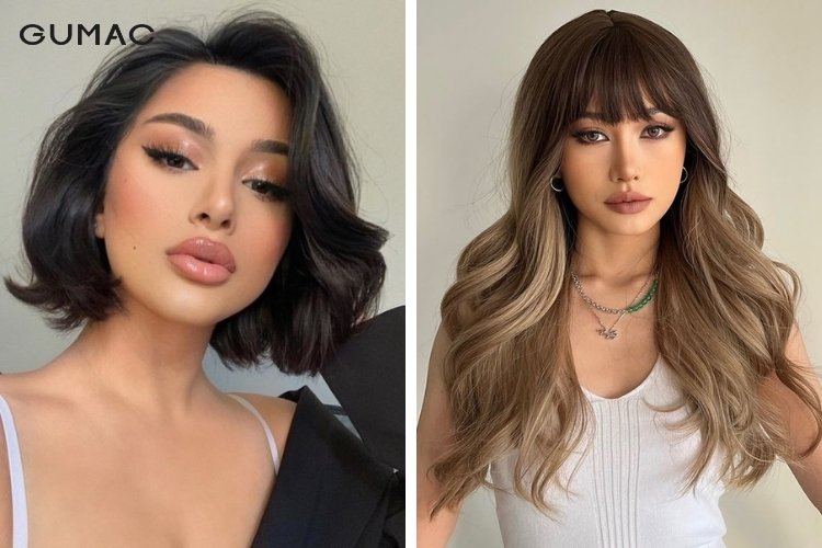 Kiểu tóc gợn sóng uốn nhẹ