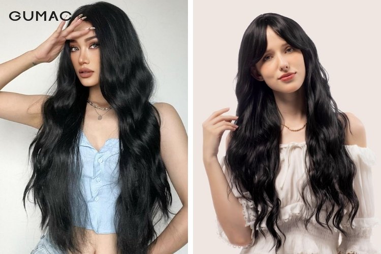 Kiểu tóc xoăn sóng nước lớn