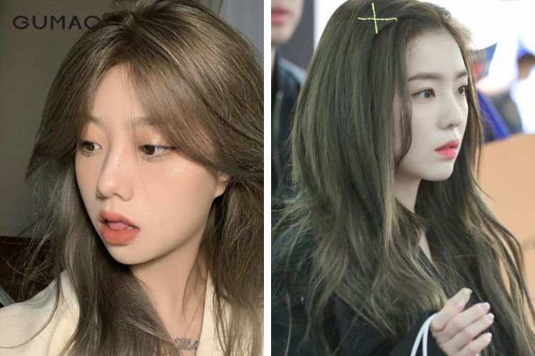 Top 15 màu nhuộm tóc xanh rêu thịnh hành và cực ĐẸP hiện nay