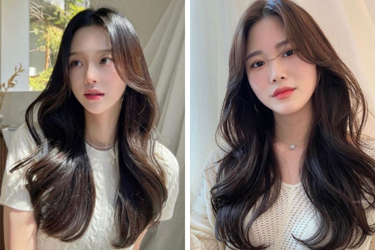 xoăn sóng lơi dành cho mặt vuông