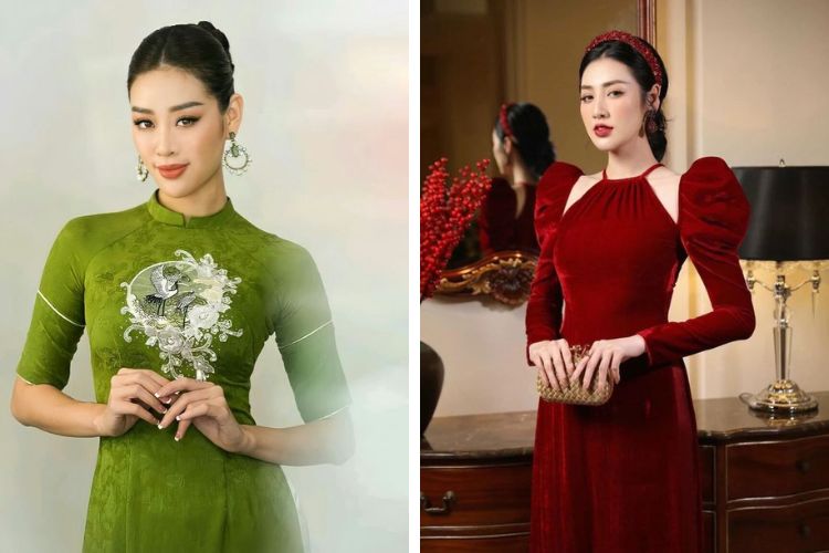 vải áo dài nhung thêu