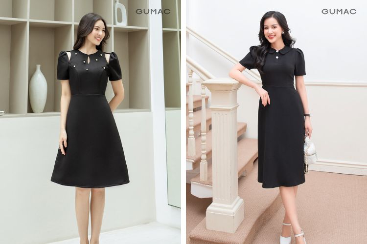 mẫu đầm dự tiệc cho người mập