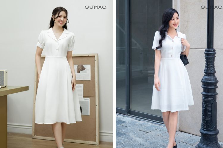 đầm đi đám cưới cho người mập