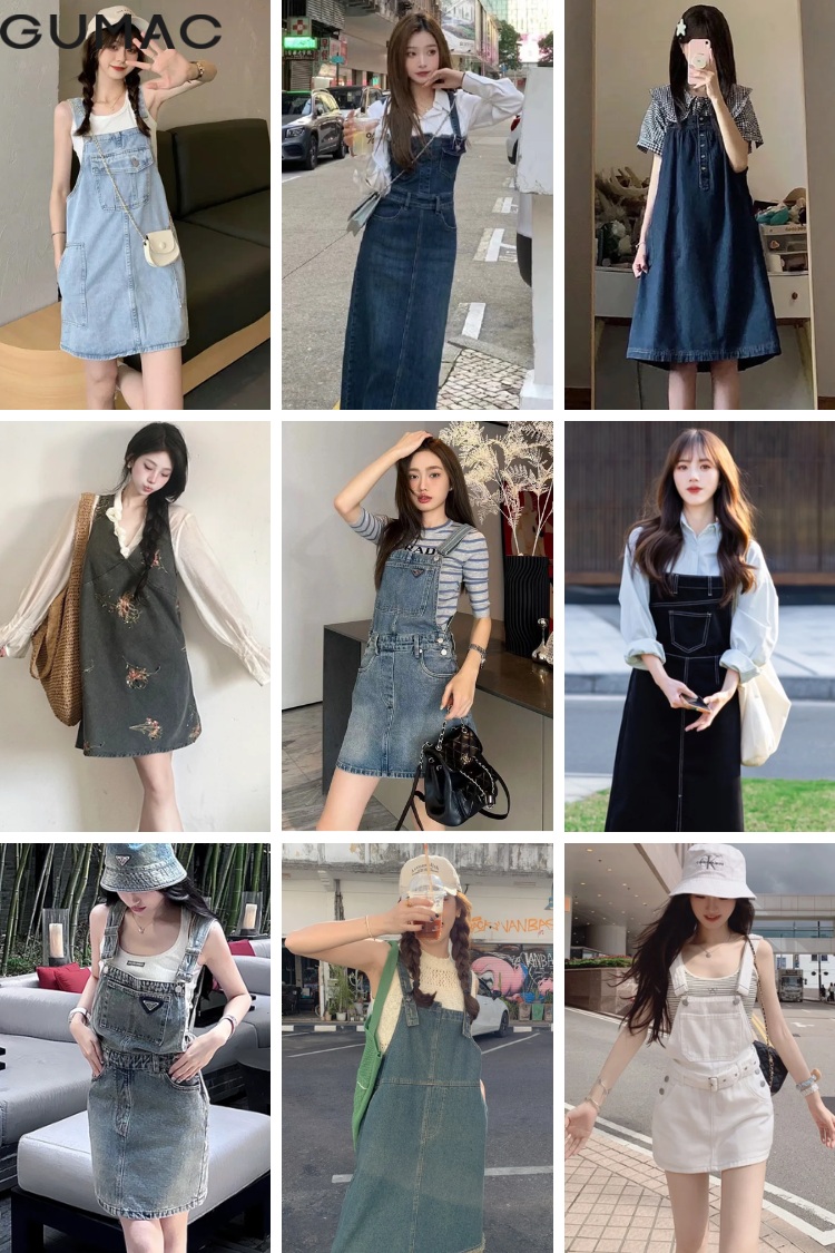 Những màu váy yếm bò phổ biến nhất