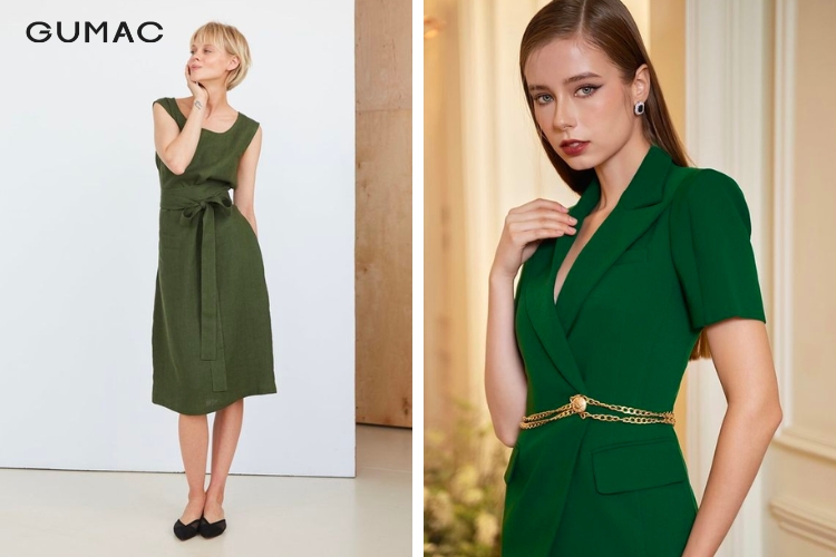 Những lưu ý khi mặc đồ xanh lá cây