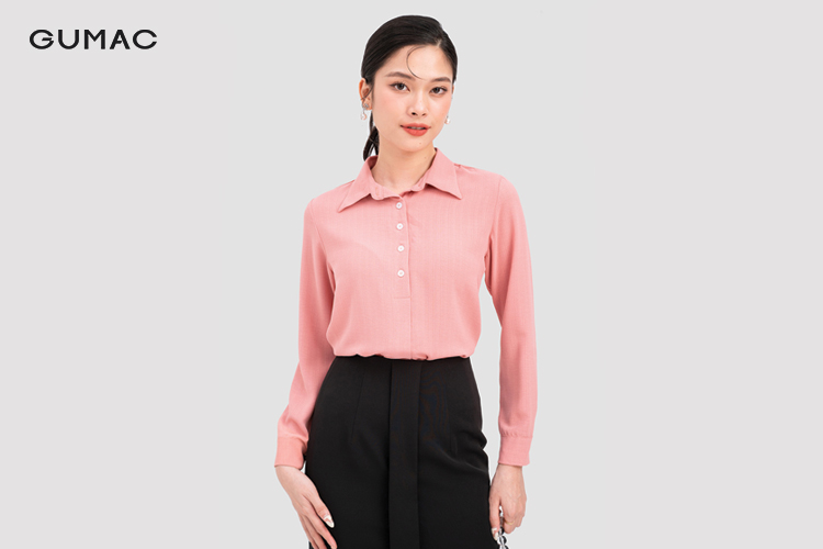 Áo sơ mi lụa công sở&nbsp;