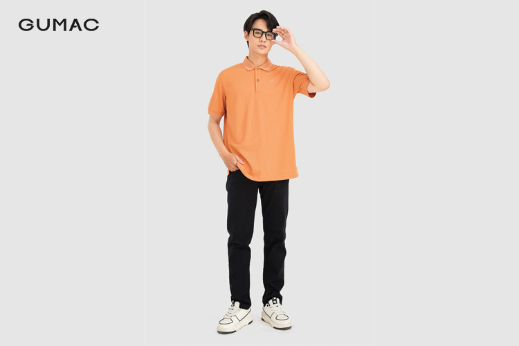 Quần tây với áo polo&nbsp;