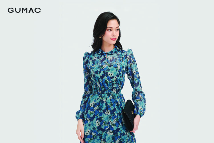 Chọn váy đầm có hoạ tiết to, màu rực rỡ