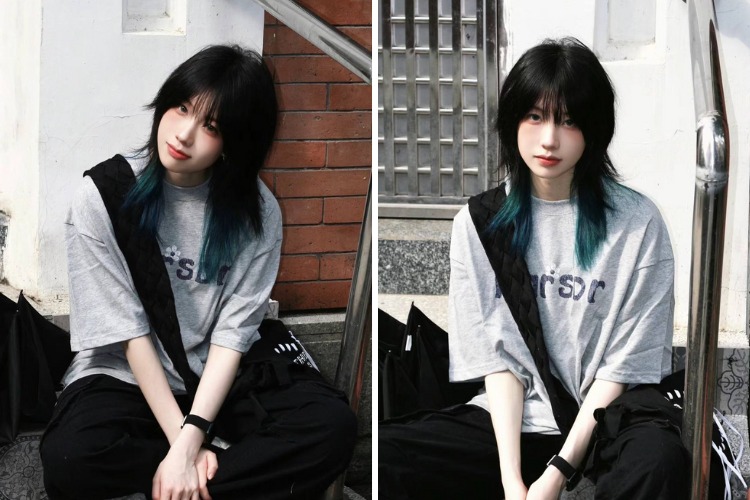 toc nu hime nhat mullet
