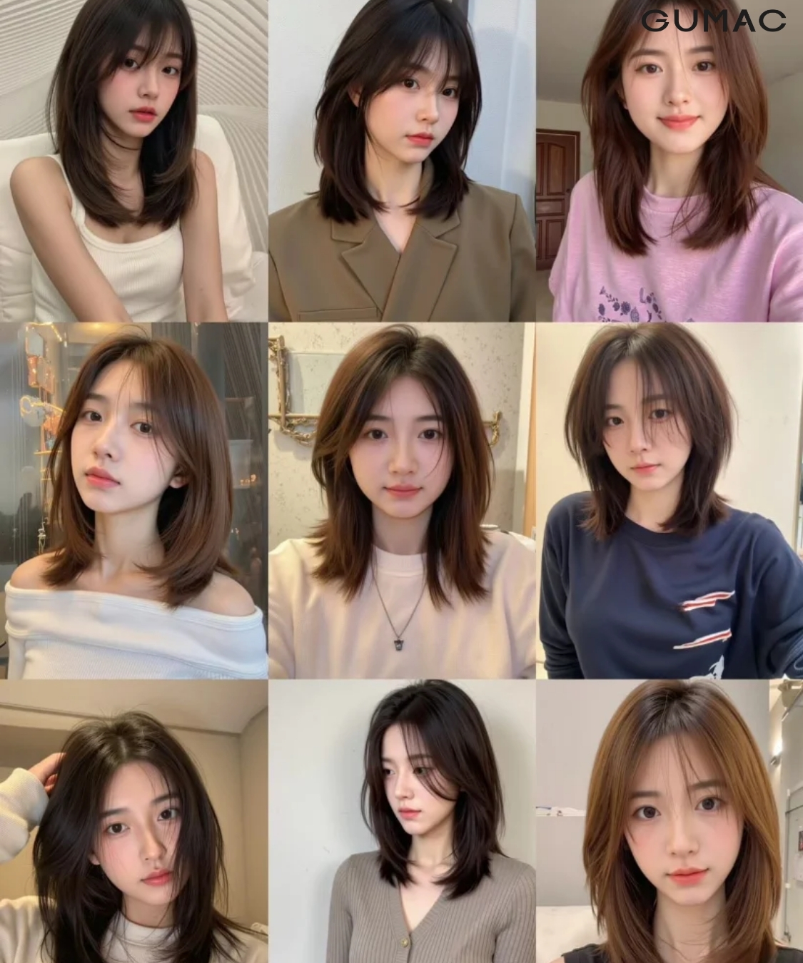 kieu toc layer nu dai ngang bau