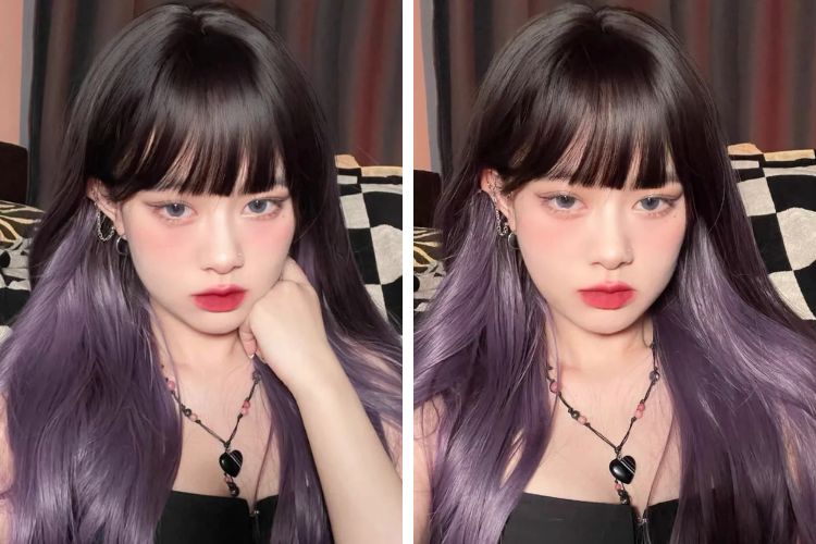 cach giu mau toc nau anh tim lau phai