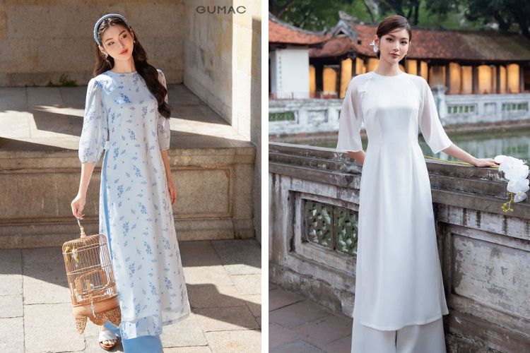 Du lịch nước ngoài mùa hè với áo dài cho nàng