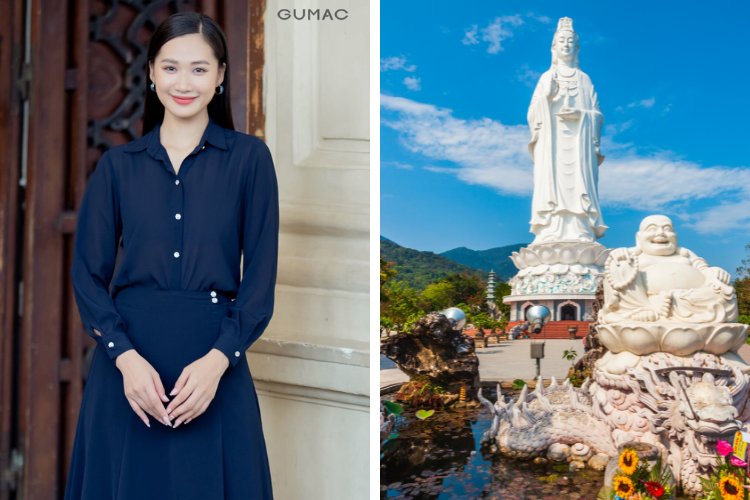 Tránh mang các phụ kiện rườm rà khi đi chùa