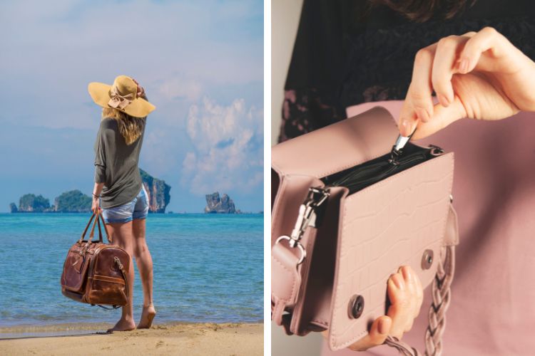 Trang phục phù hợp với túi xách