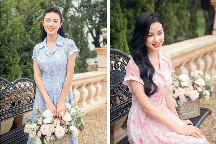 Đầm cổ danton thời trang&nbsp;