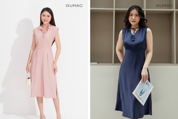 váy suông cho phụ nữ trung niên
