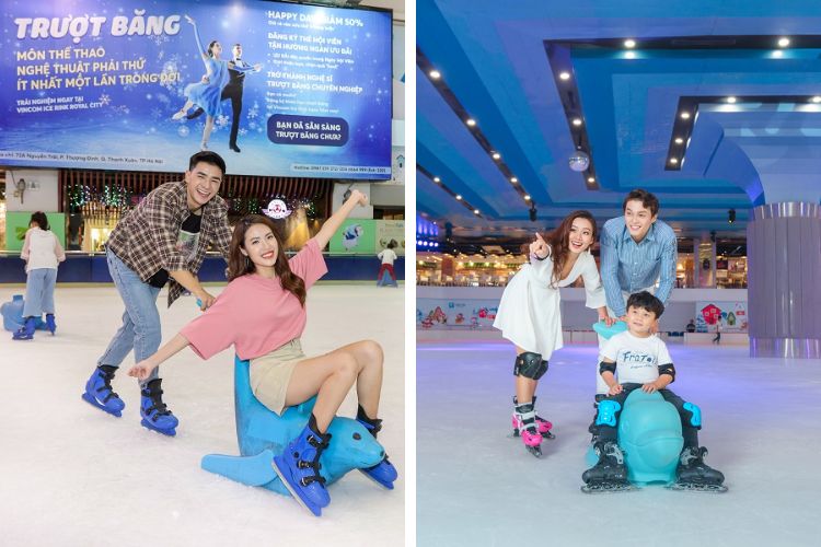 Đi chơi 1/6 tại Vincom Ice Rink