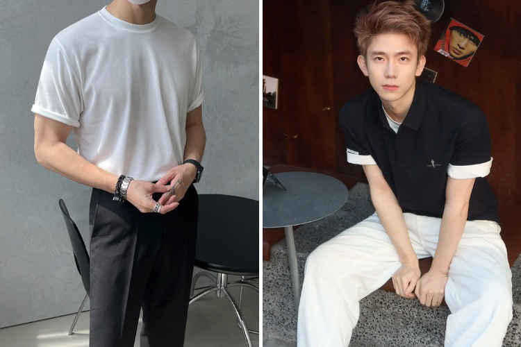 cach xan tay ao thun nam 